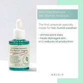 Axis-Y Artichoke Intensive Skin Barrier Ampoule 30 ML - Makeup Stash Pakistan
